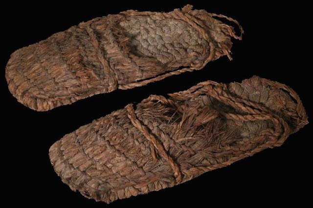 Sandals found in the Fort Rock Basin in Oregon, 9300-10000 years old