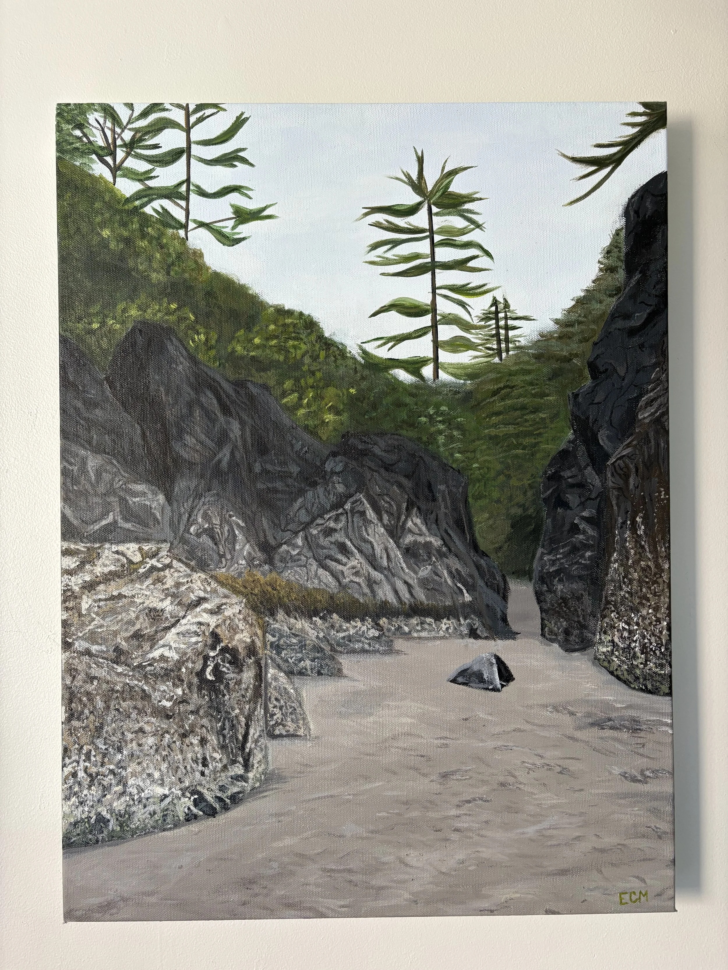 "Cox Bay Passage" Original Acrylic Painting