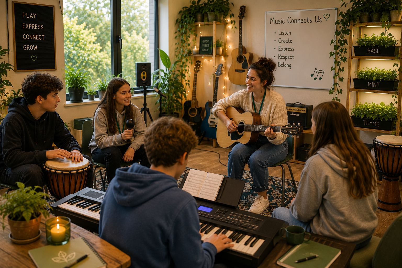 Music-Based Learning Sessions
