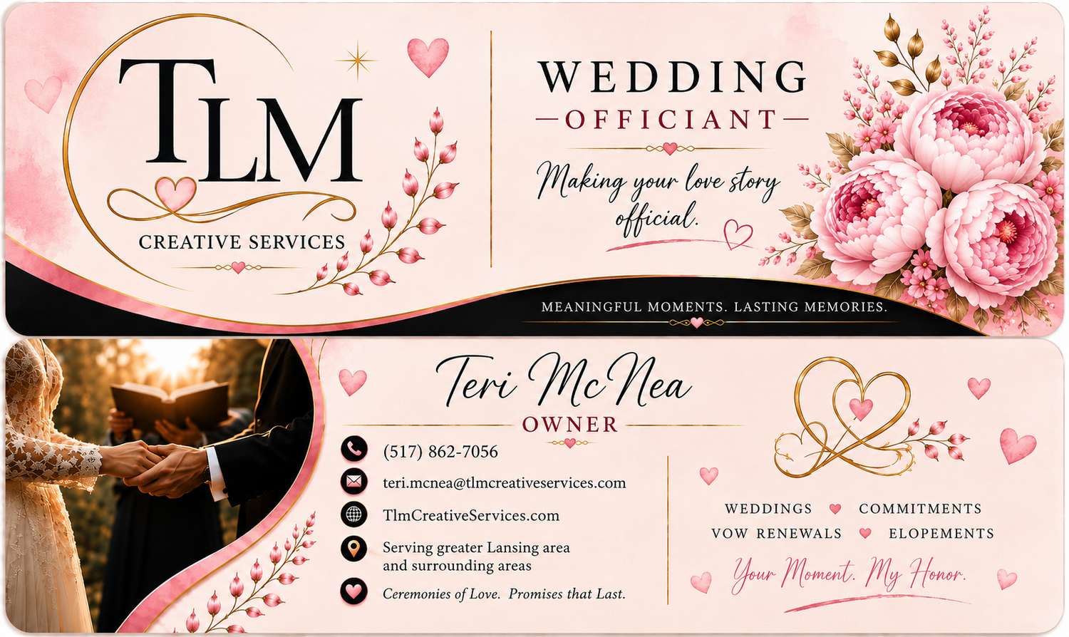 TLM Creative Services - Wedding Officiant