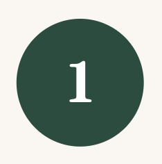 Green circle with the number 1 in white.