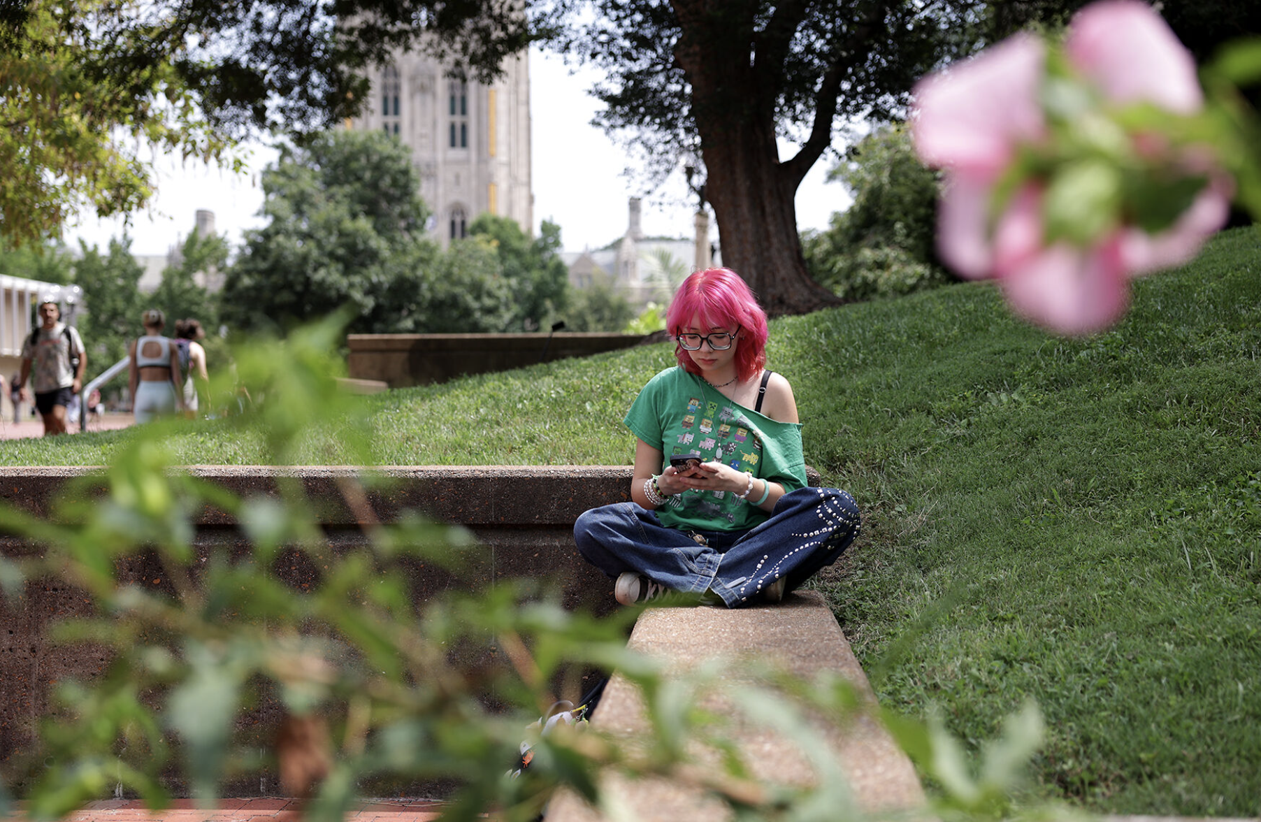Sophomore Esti Ellis returns to her favorite campus spot on Aug. 24 at the University of Missouri. “I’m really excited to be back, honestly,” Ellis said. “I’m excited for my classes. I love learning, so I’m just very excited for the new things that I