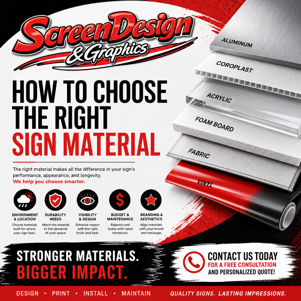 How to Choose the Right Sign Material &nbsp;