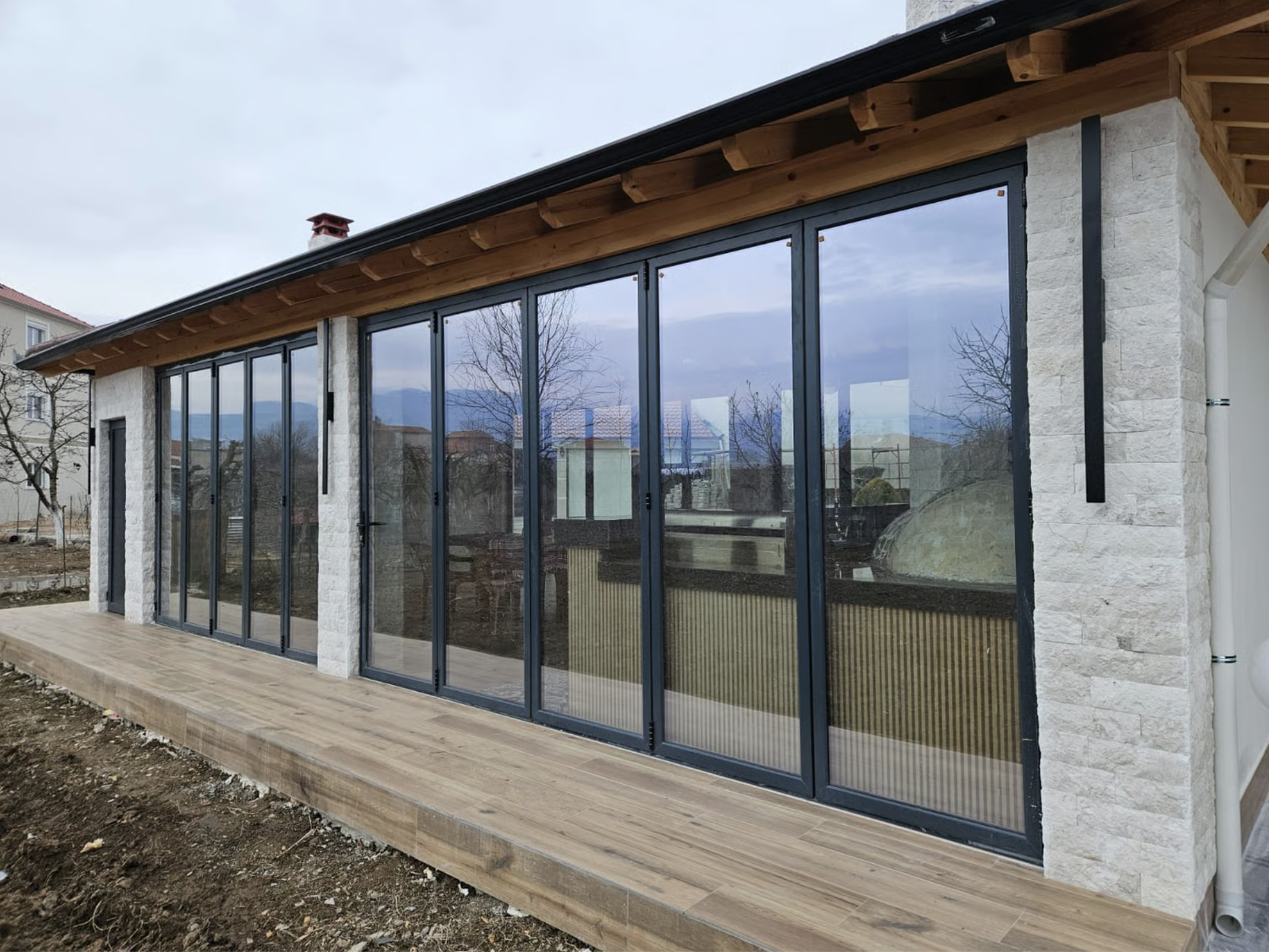 Fasada Xhami & Alumini (Curtain Wall)