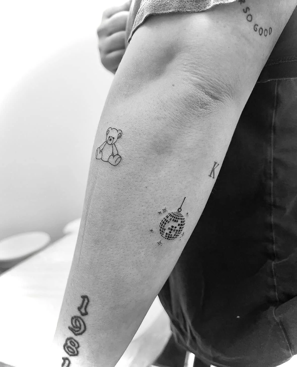 Fine Line Tattoo - sticker sleeve tattoos