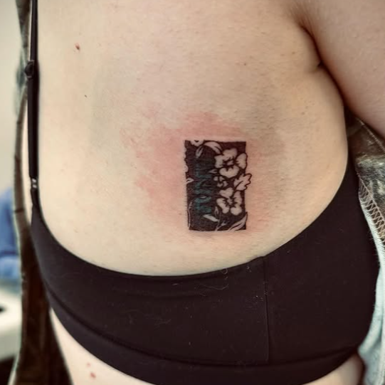 Fine Line Tattoo - cover up tattoo