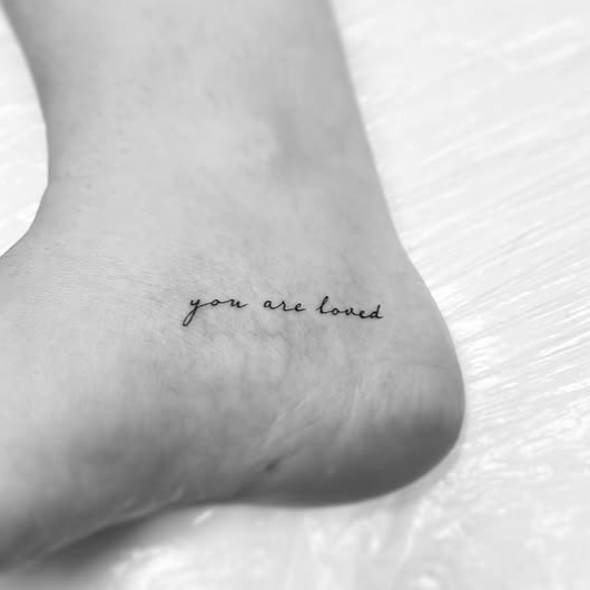 Fine Line Tattoo - script tattoo