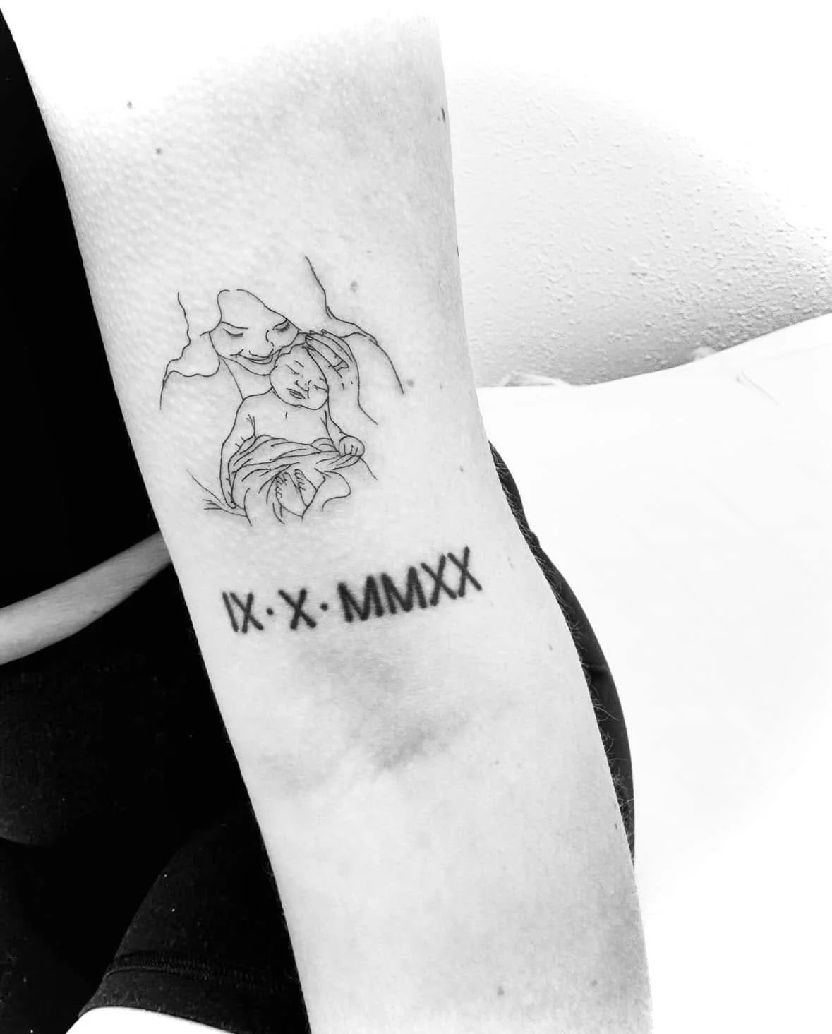 Fine Line Tattoo - mom tattoos