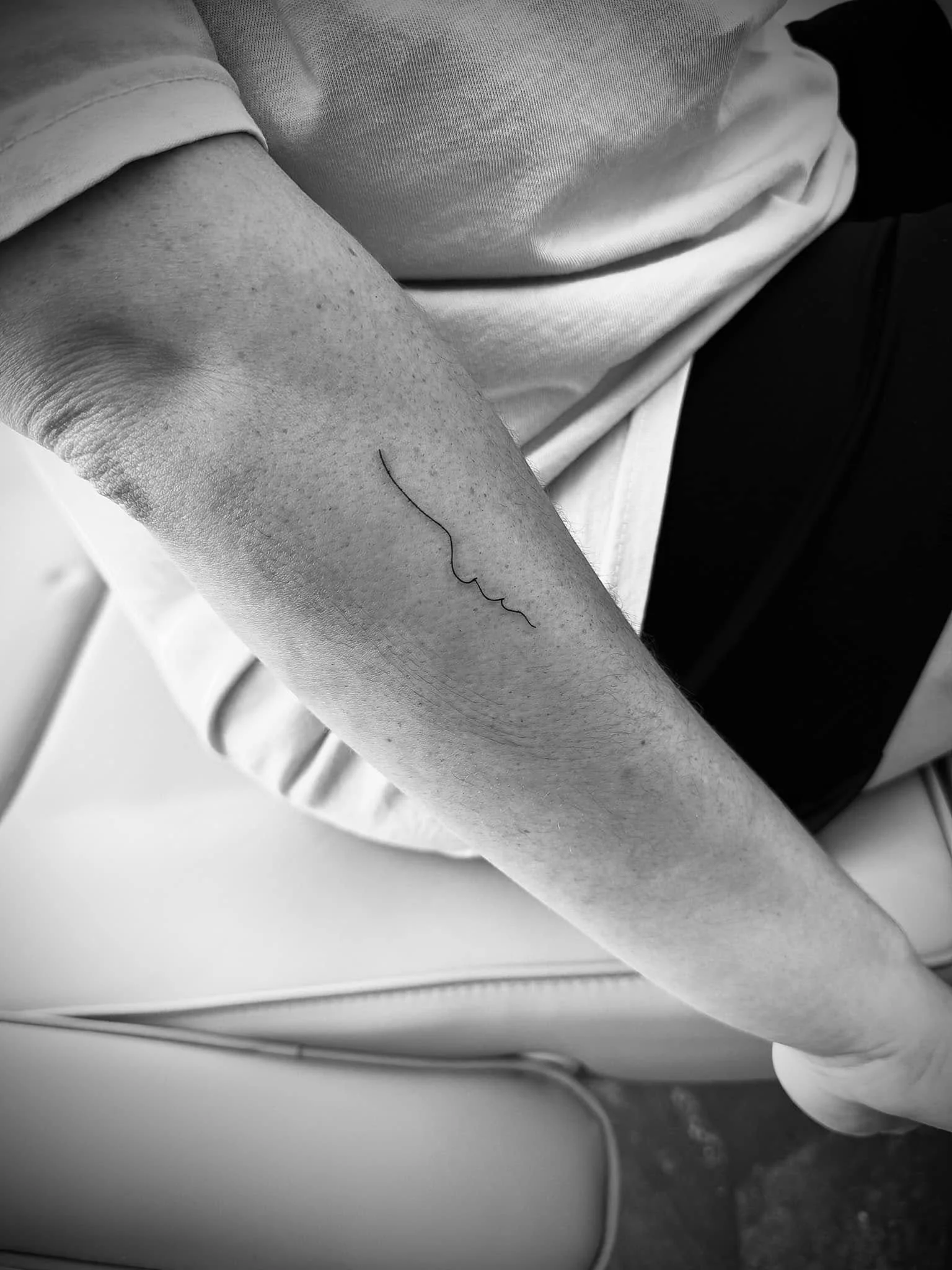 Fine Line Tattoo - mom tattoo