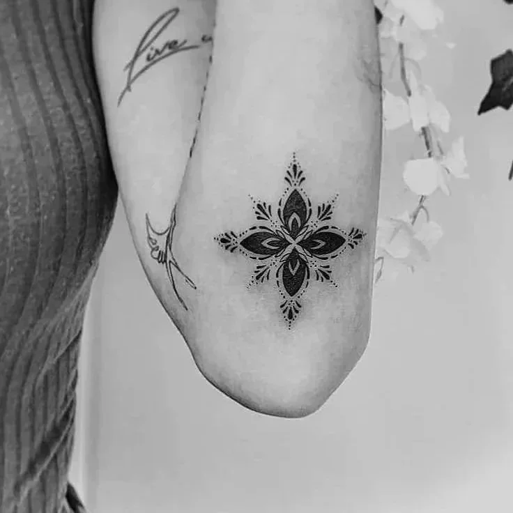 Ornamental fine line tattoos in Ohio