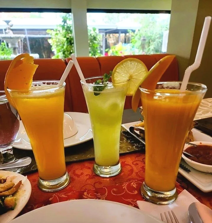 Freshly Squeezed Juice - Orange, Cucumber Lemon With Mint and Mango