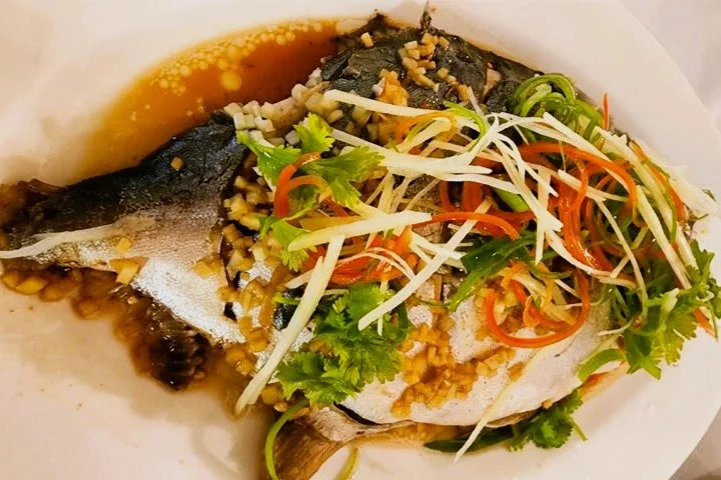 Steamed Pompano