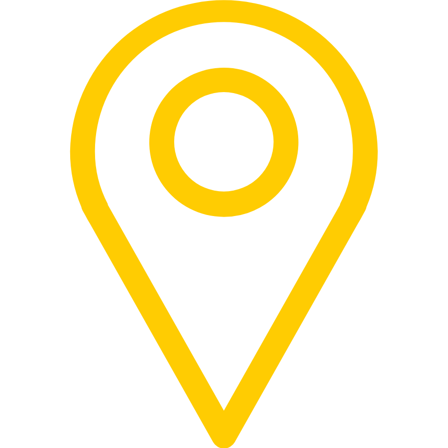 Icône de localisation représentant le service sur chantier.