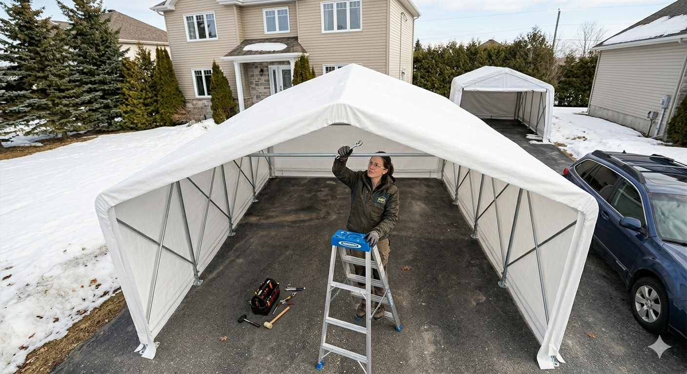 Service d'installation d'abri