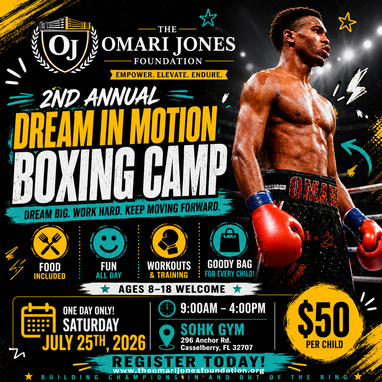 2nd Annual DREAM IN MOTION Boxing Camp
