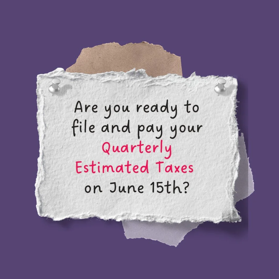 Friendly heads up: if you pay quarterly estimated taxes, your Q2 payment is due June 15th. 

A few days away. 

If that date snuck up on you, this is exactly the kind of thing that stops sneaking up once your books are current and someone is tracking