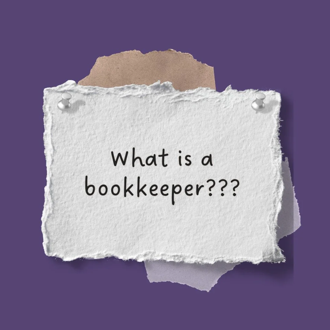 "Do I need a bookkeeper or an accountant?" I get this one a lot. 

Short version: a bookkeeper keeps your day-to-day finances organized and current all year (that's me). An accountant typically steps in at tax time to file and advise. The b