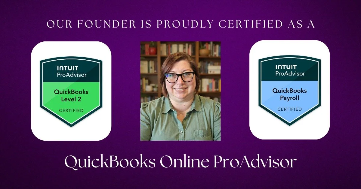 I am a certified QuickBooks Online ProAdvisor. 

Here is what that actually means for you. Your books are handled by someone trained to get the most out of the software running them. 

Cleaner records, smarter setup, fewer headaches at tax time. 

Ce