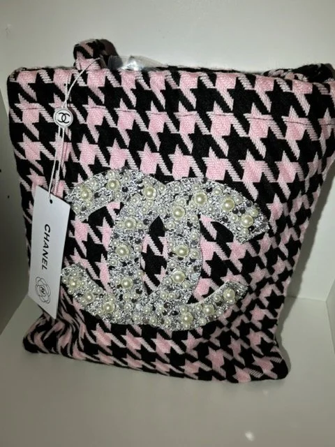 Chanel Houndstooth Tote