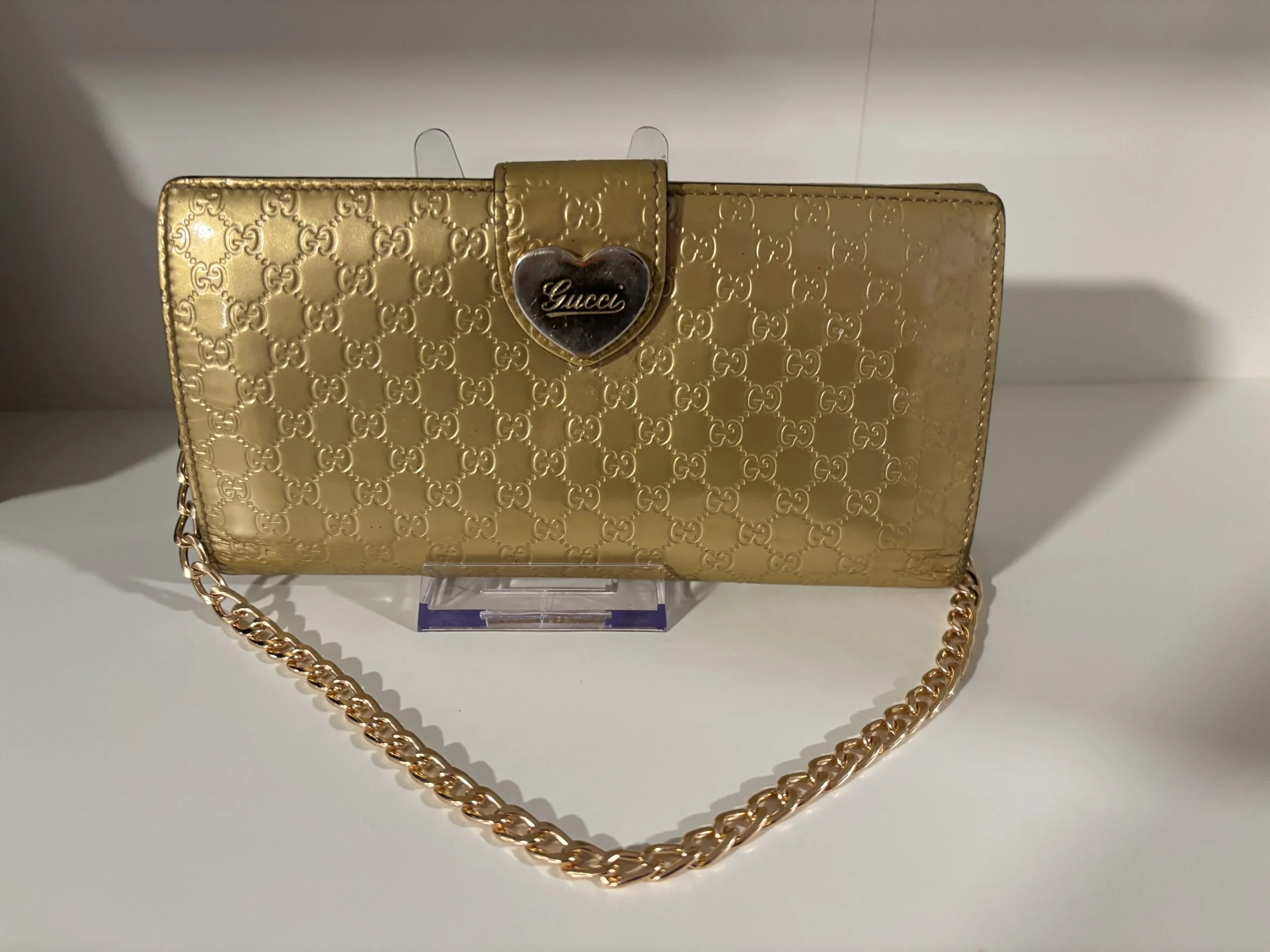 Gucci Gold Guccissima WOC - A STEAL!!!!