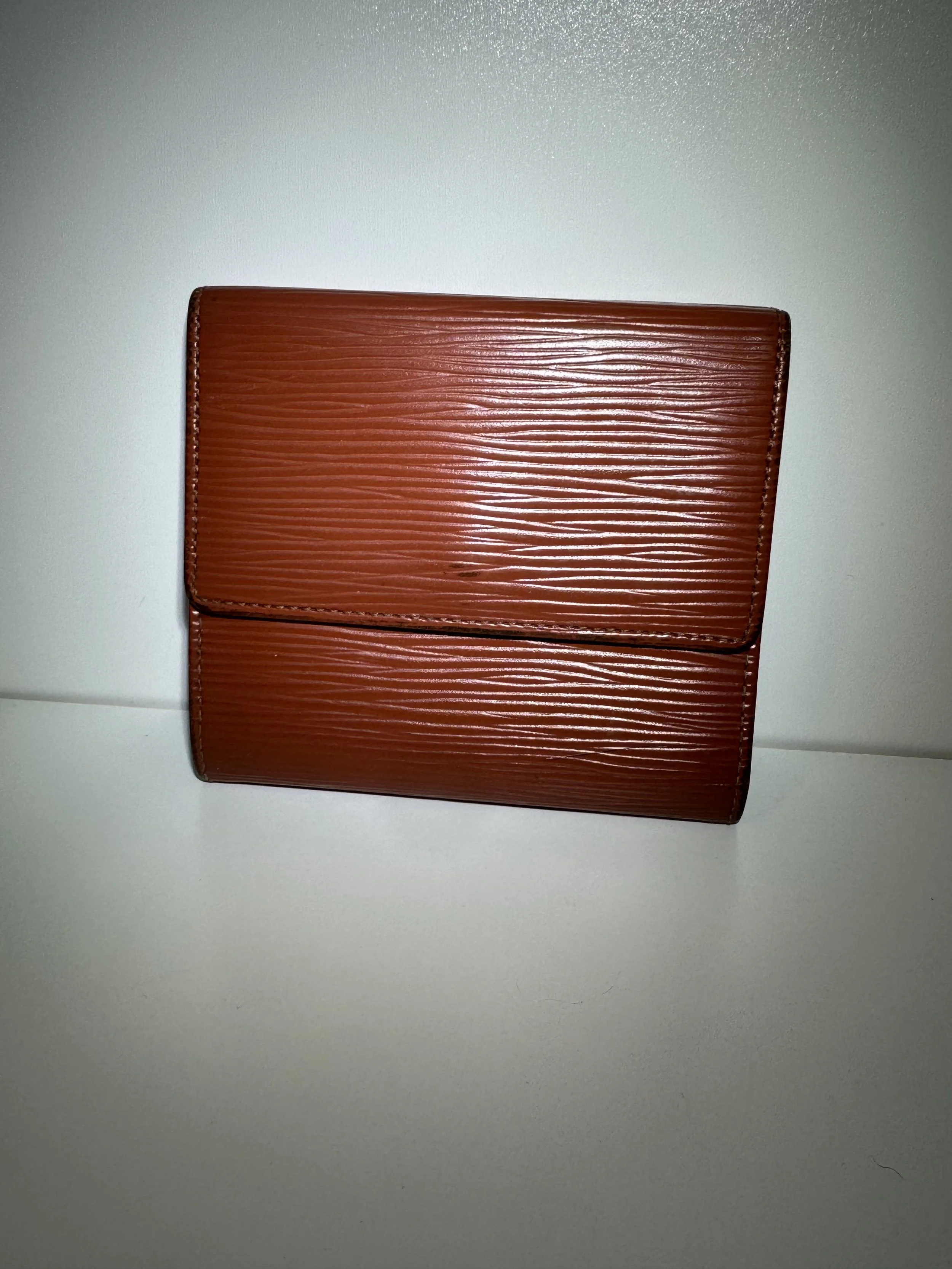 LV Epi Leather Congac 1/2 wallet
