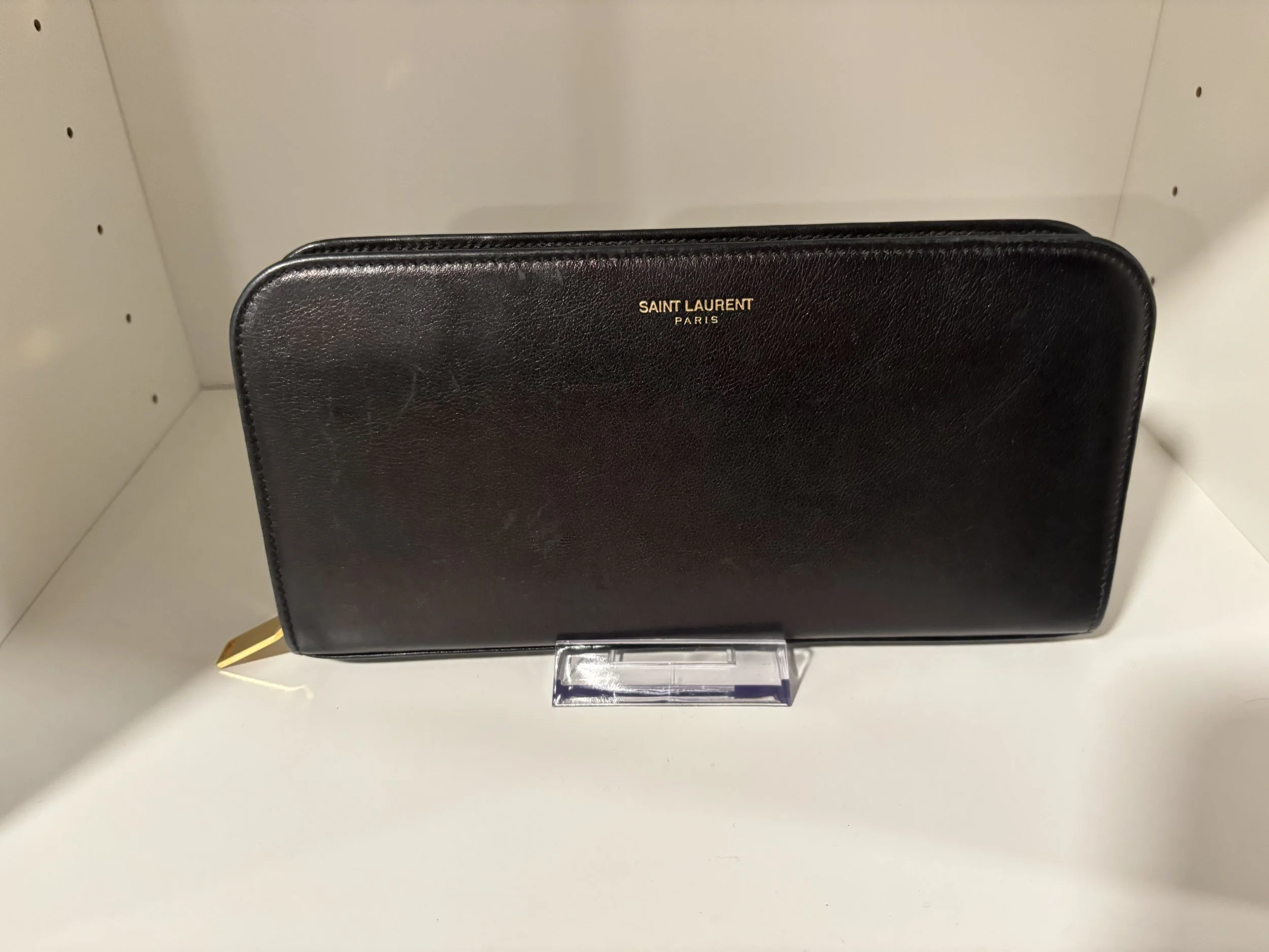 YSL Black ZIPPY Wallet