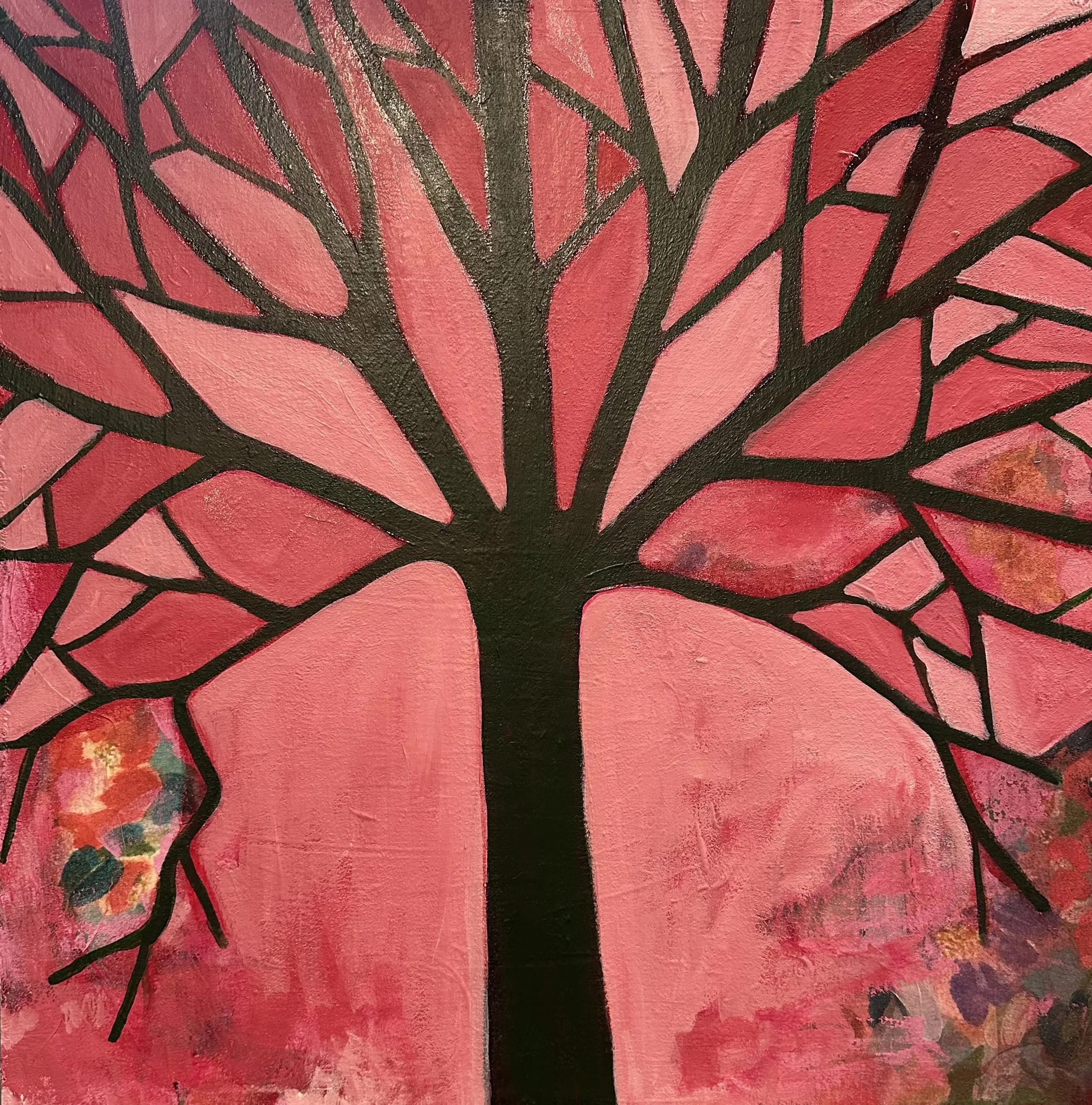 Red Green Tree 24 x 24