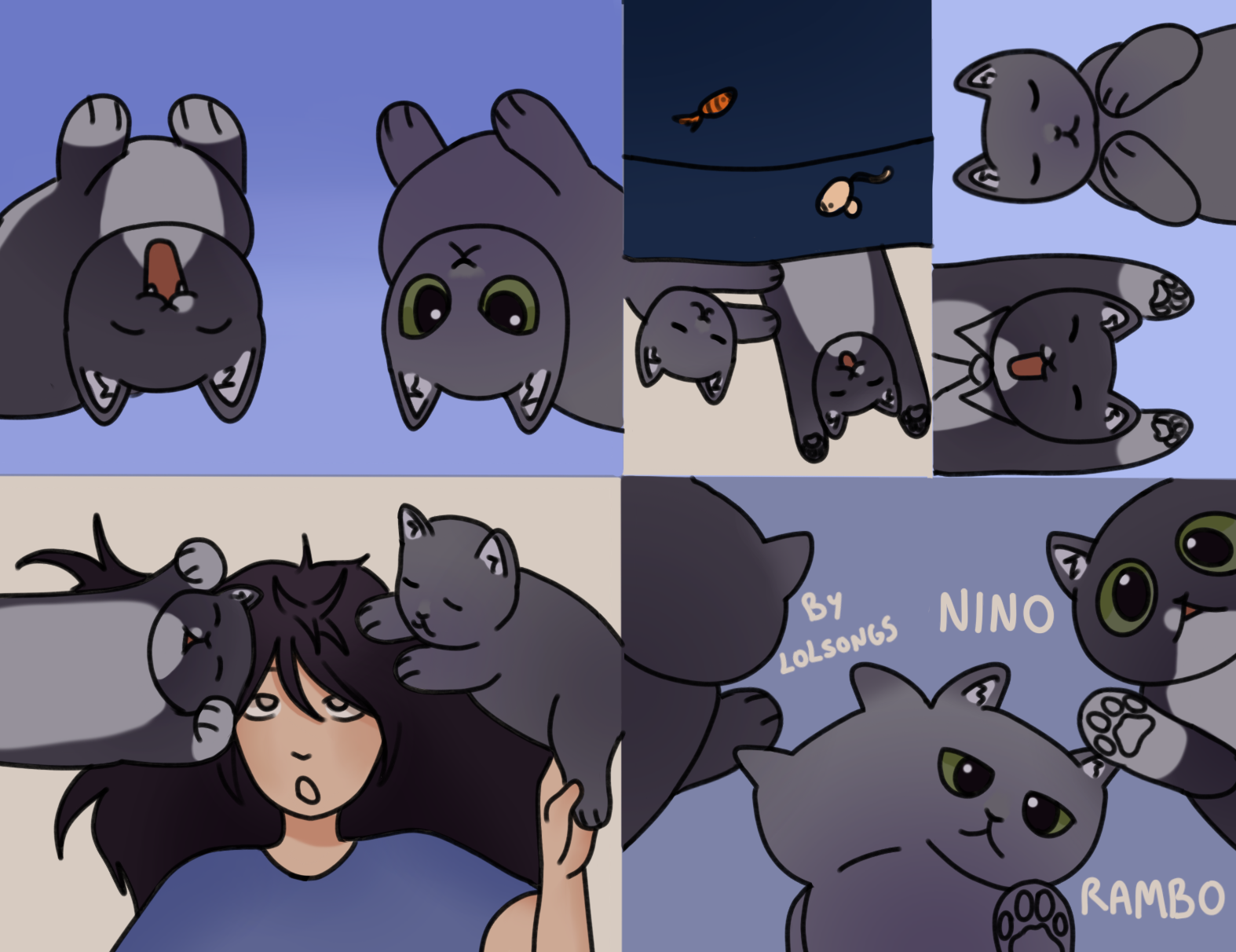 Cats Nino and Rambo Zine (2025)