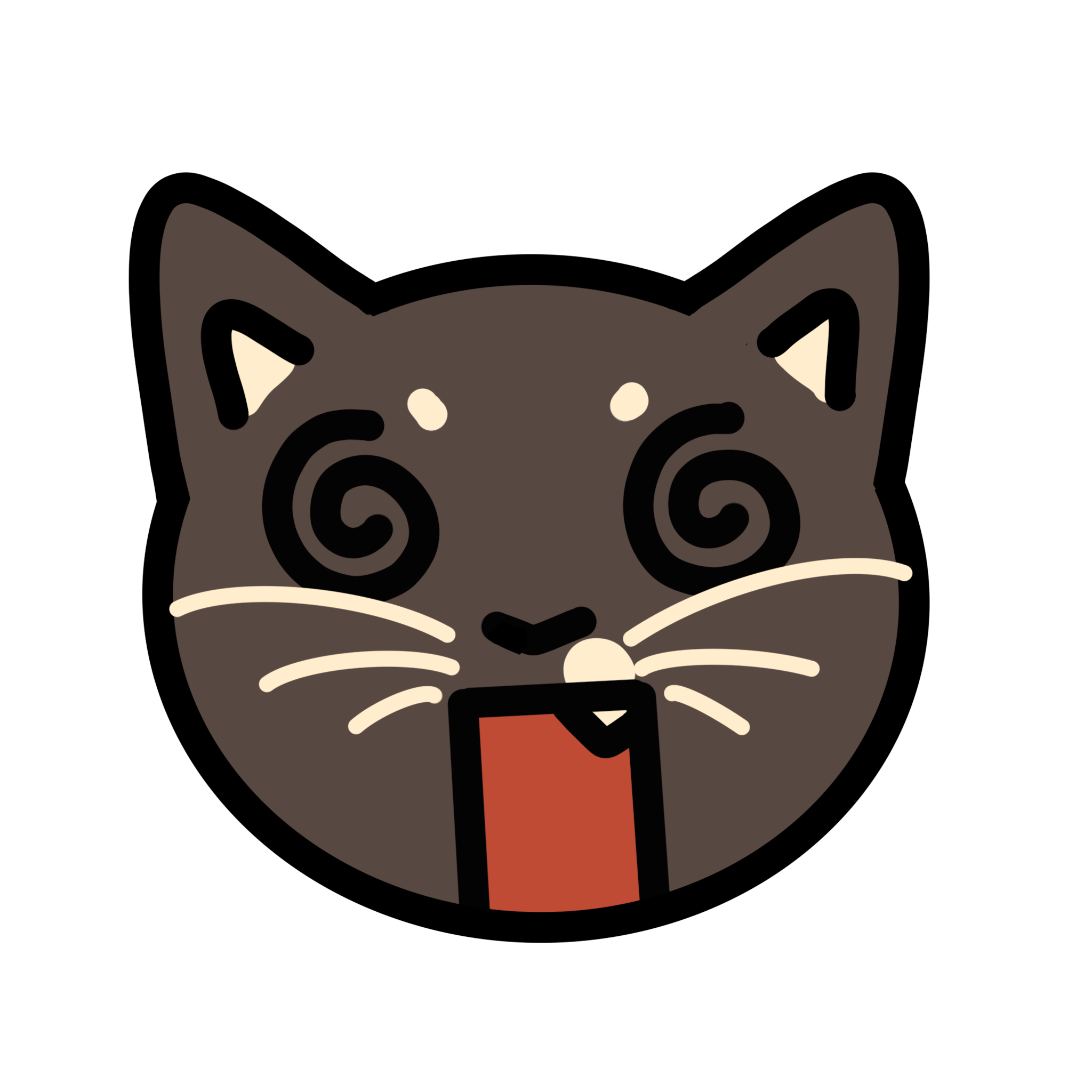 Black Cat Head