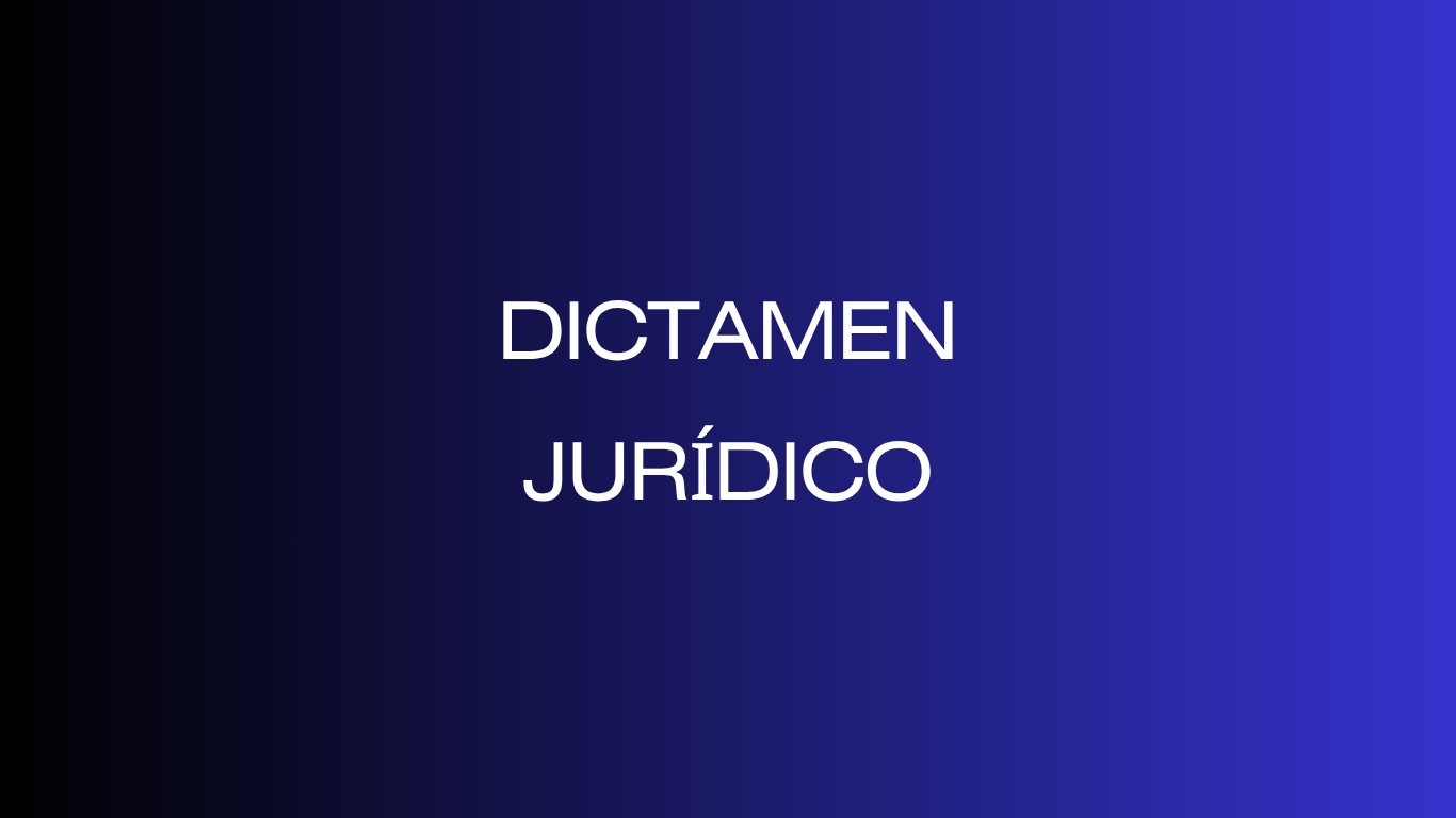 Dictamen Jurídico