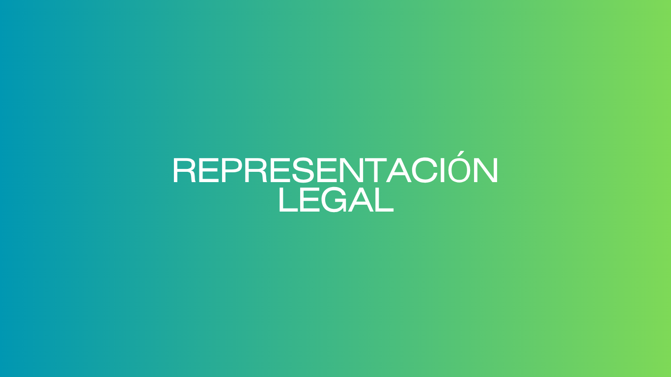 Representación Legal