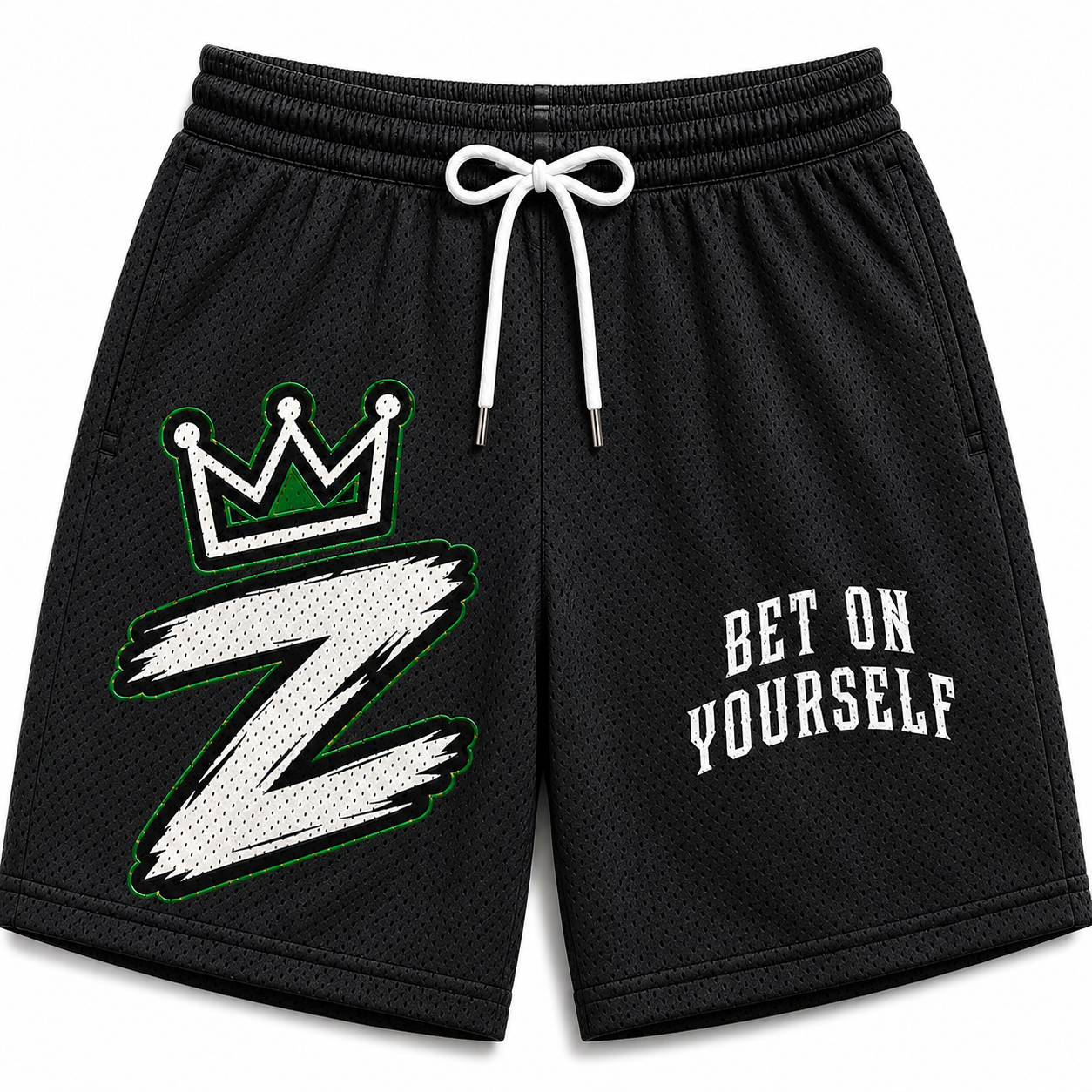 BET ON YOURSELF MESH SHORTS