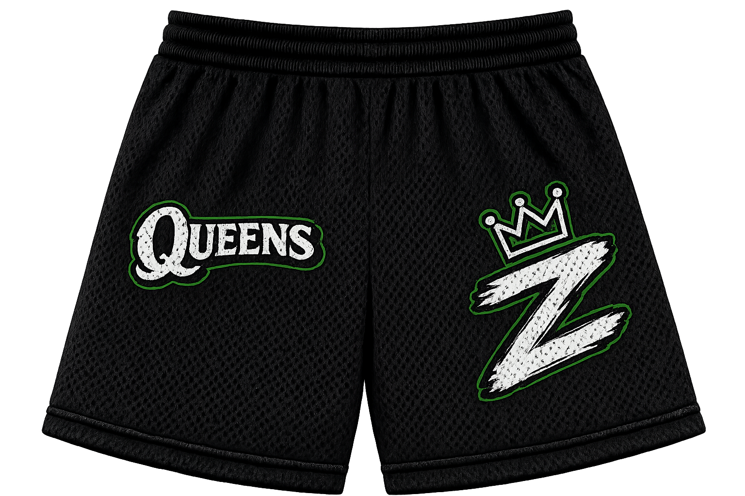 QUEENS MESH SHORTS
