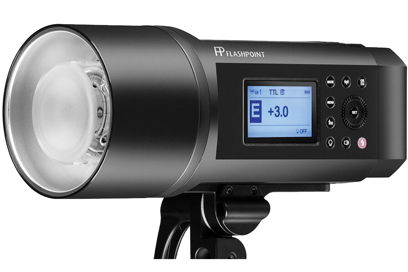 FlashPoint XPLOR 600 monolight strobe used by Half Full Real Estate Photography for high-output Flambient flash photography.