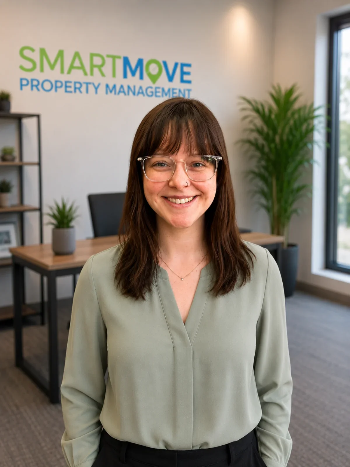 Tamara Garcia, Assistant Property Manager at Smart Move Property Management, in the Boise office.