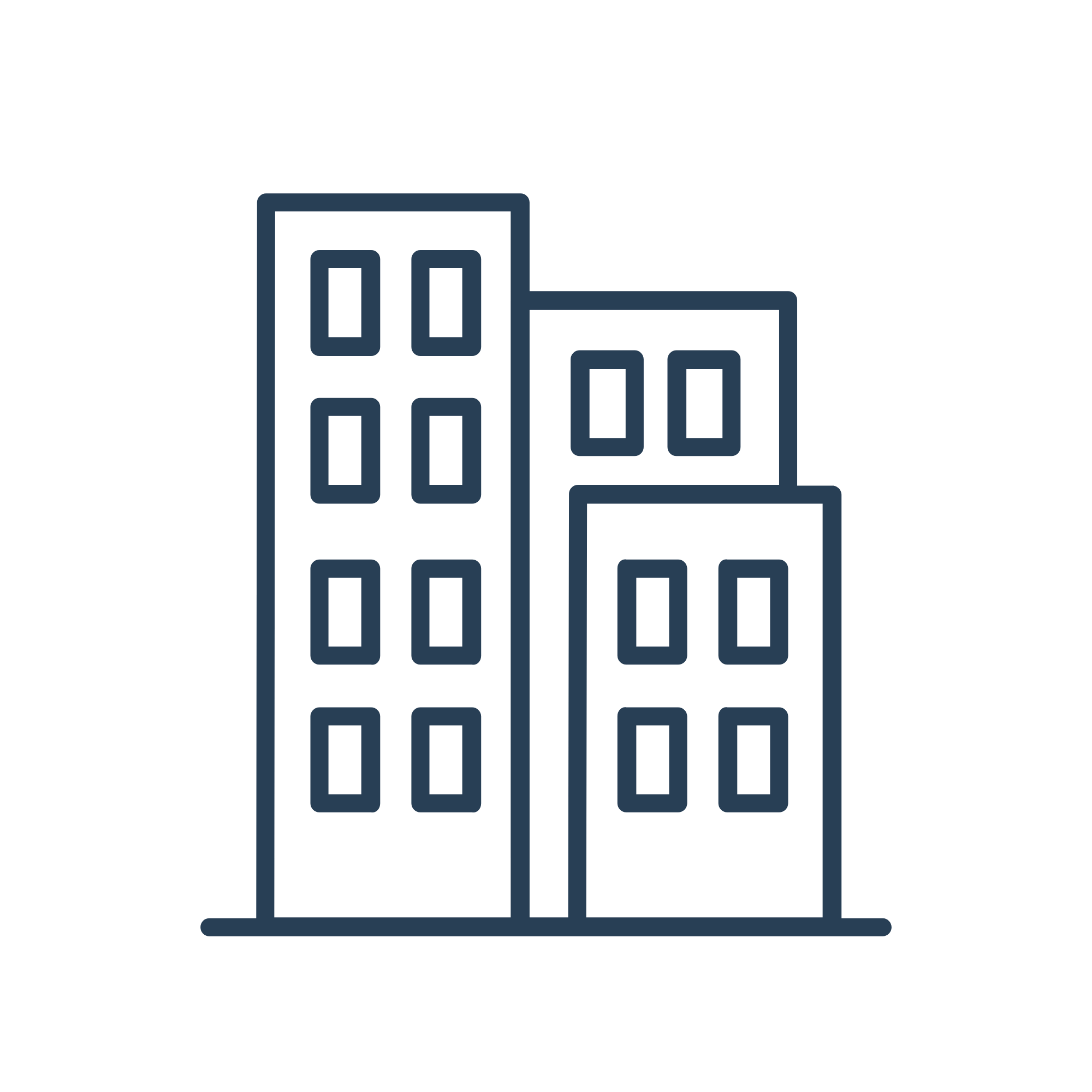 Illustration of a computer monitor, a laptop, and a smartphone, all displaying network or data icons.