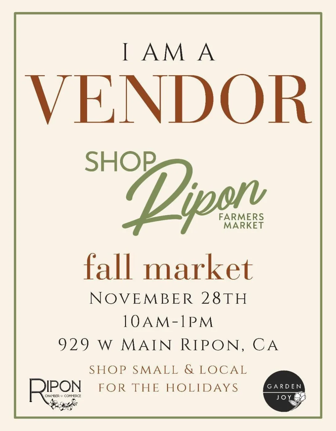 I&rsquo;m excited to be a part of my local Fall market this year! Be sure to save the date and come by with friends and family! If you can&rsquo;t make it, please share! 😁💖

#bamsyarnstudio #knitterofinstagram #fallmarkets #smalltownshopping #holid