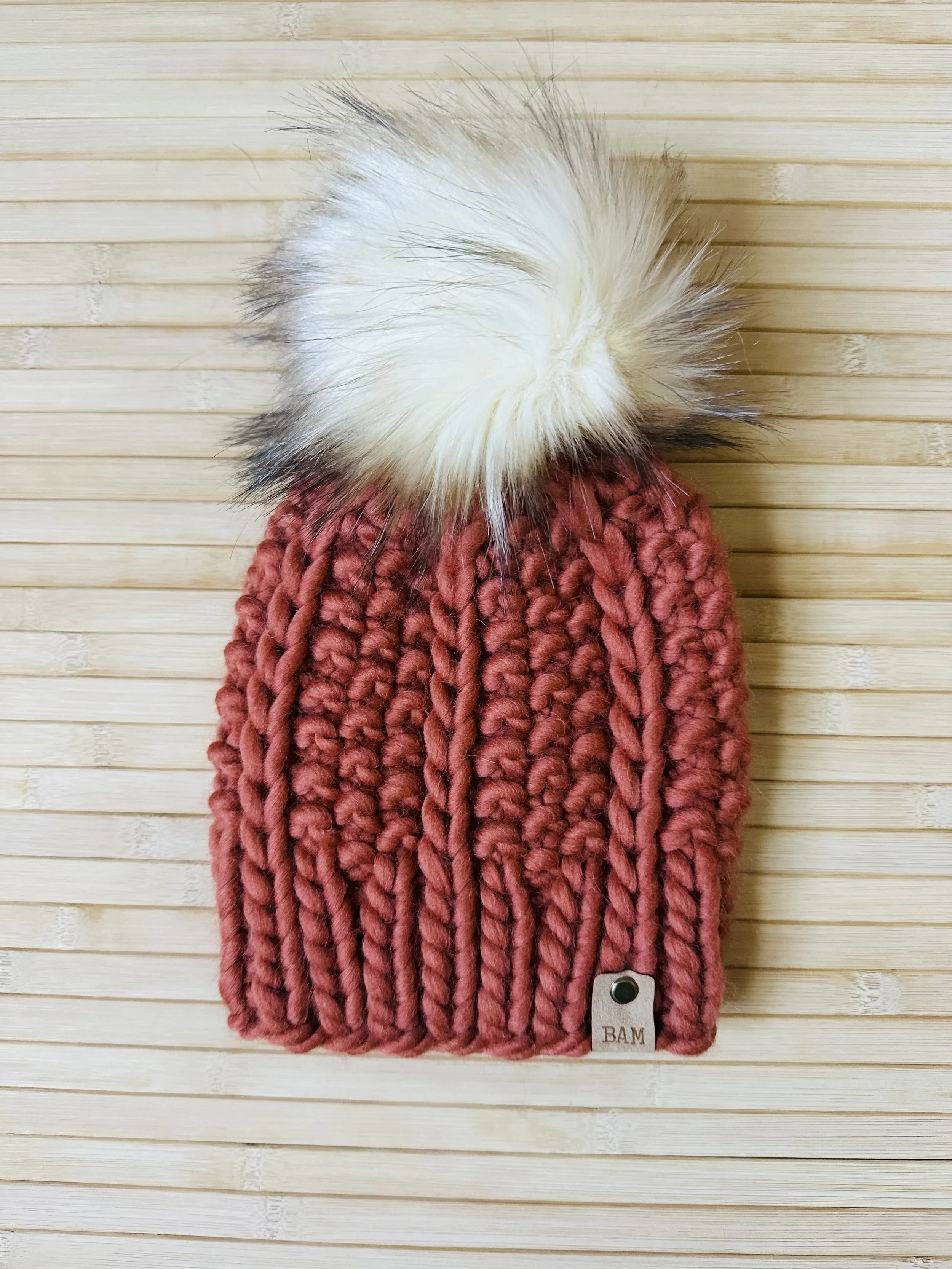 Hale Beanie - Adult Size - Cinnamon Dust
