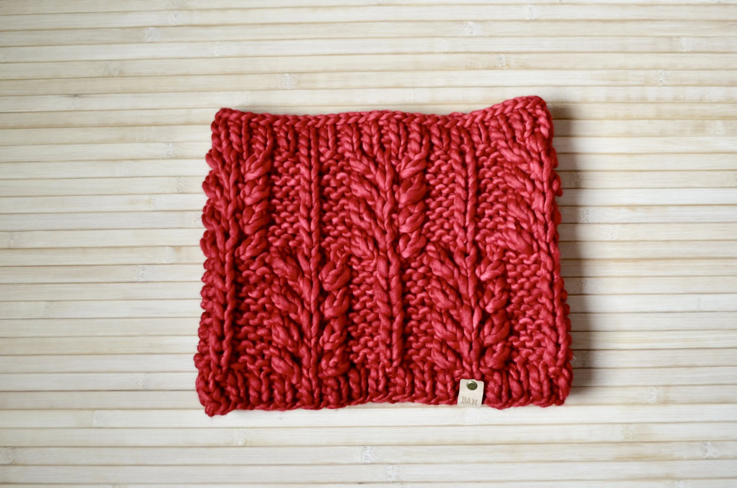 Luxury Wild Grown Cowl - Longer Version - Ravelry Red