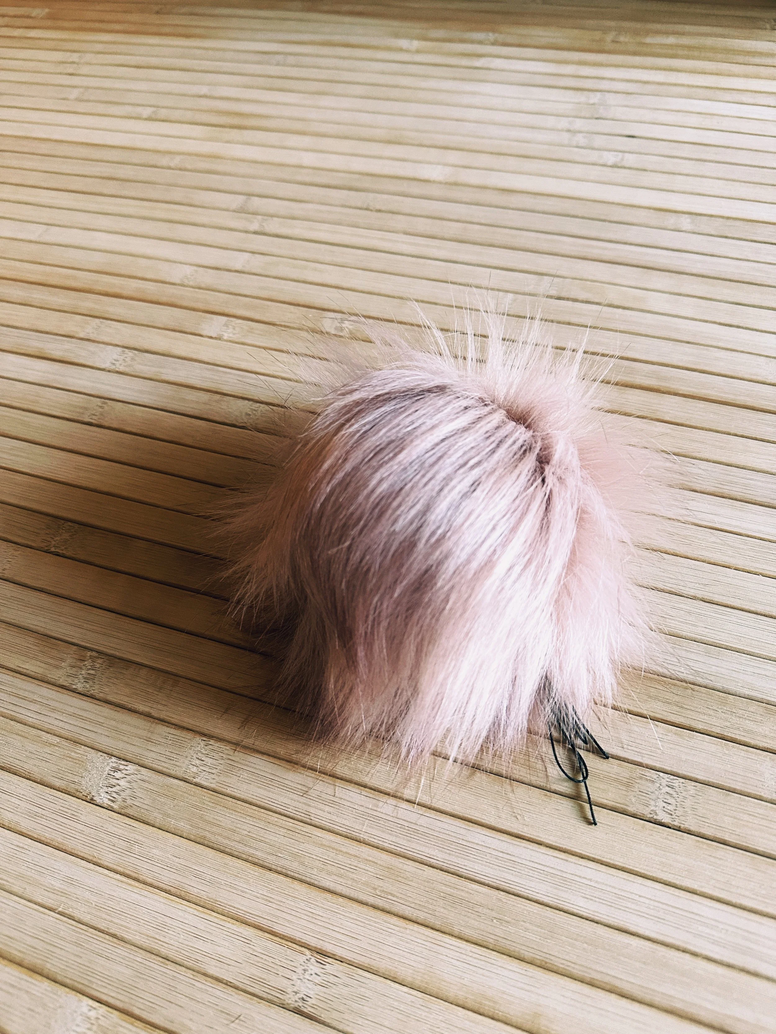 Blossom Faux Fur Pom (Hand made by Knot and Stitch