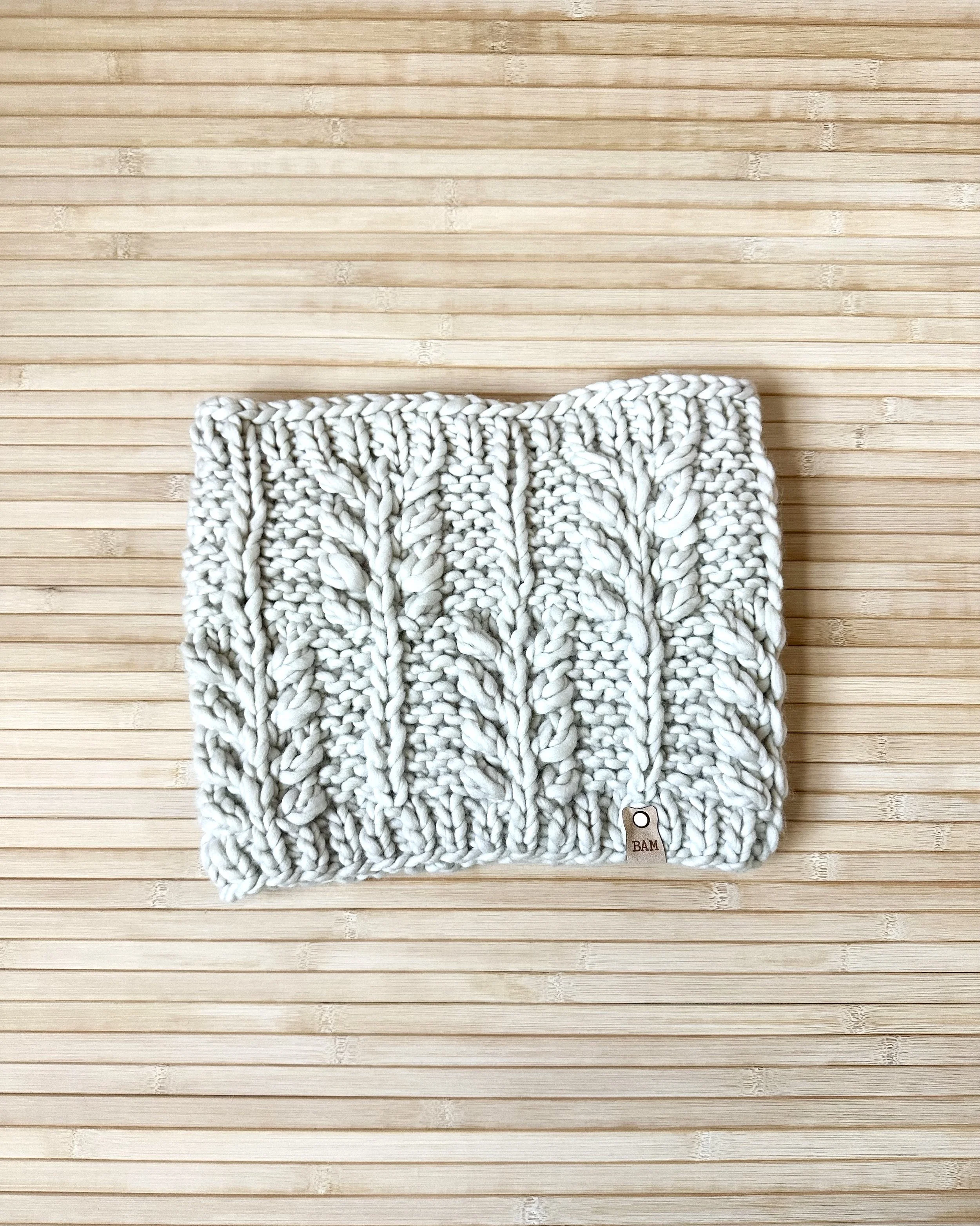 Luxury Wild Grown Cowl - Longer Version - Fog