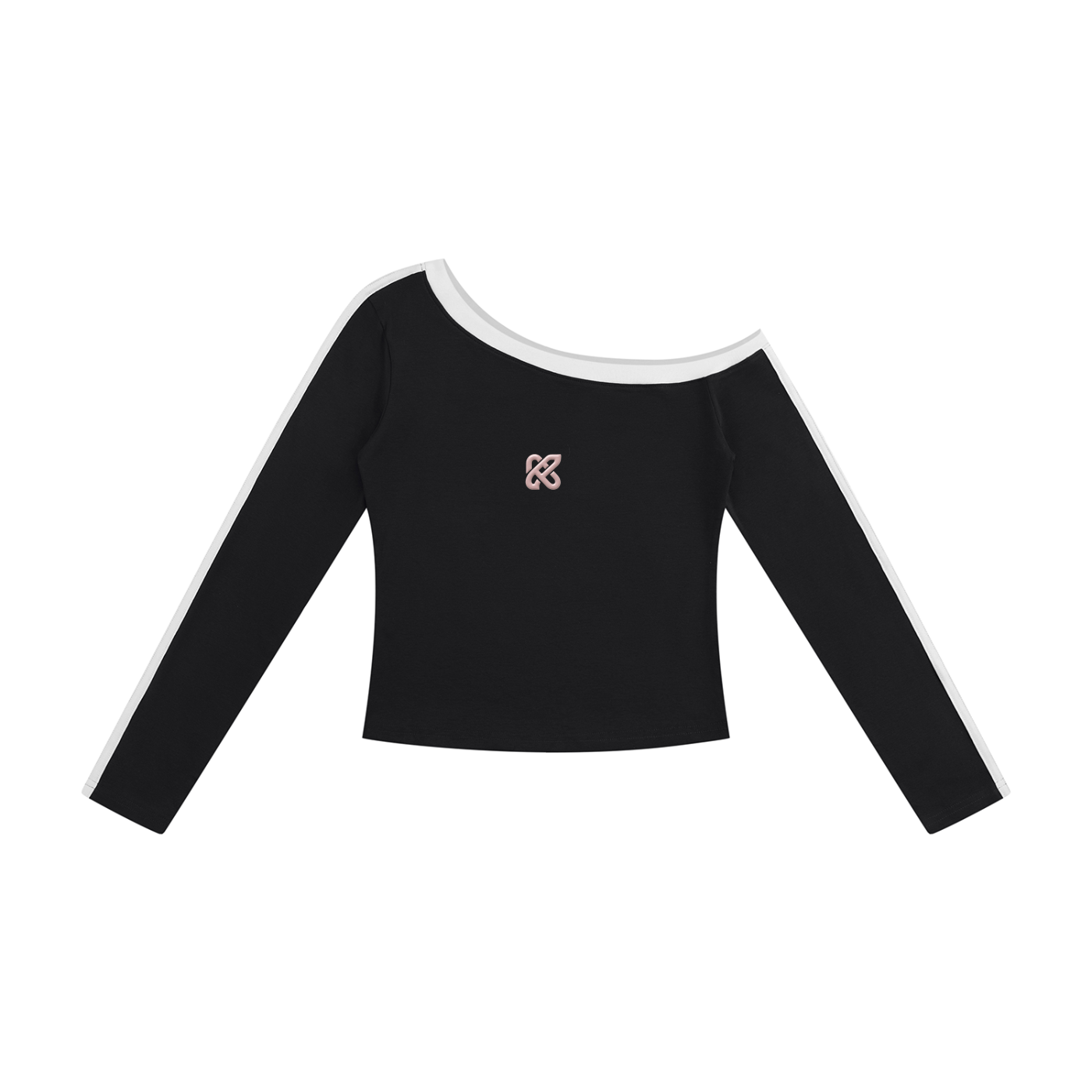 Katharos Block Off-the-Shoulder T-Shirt