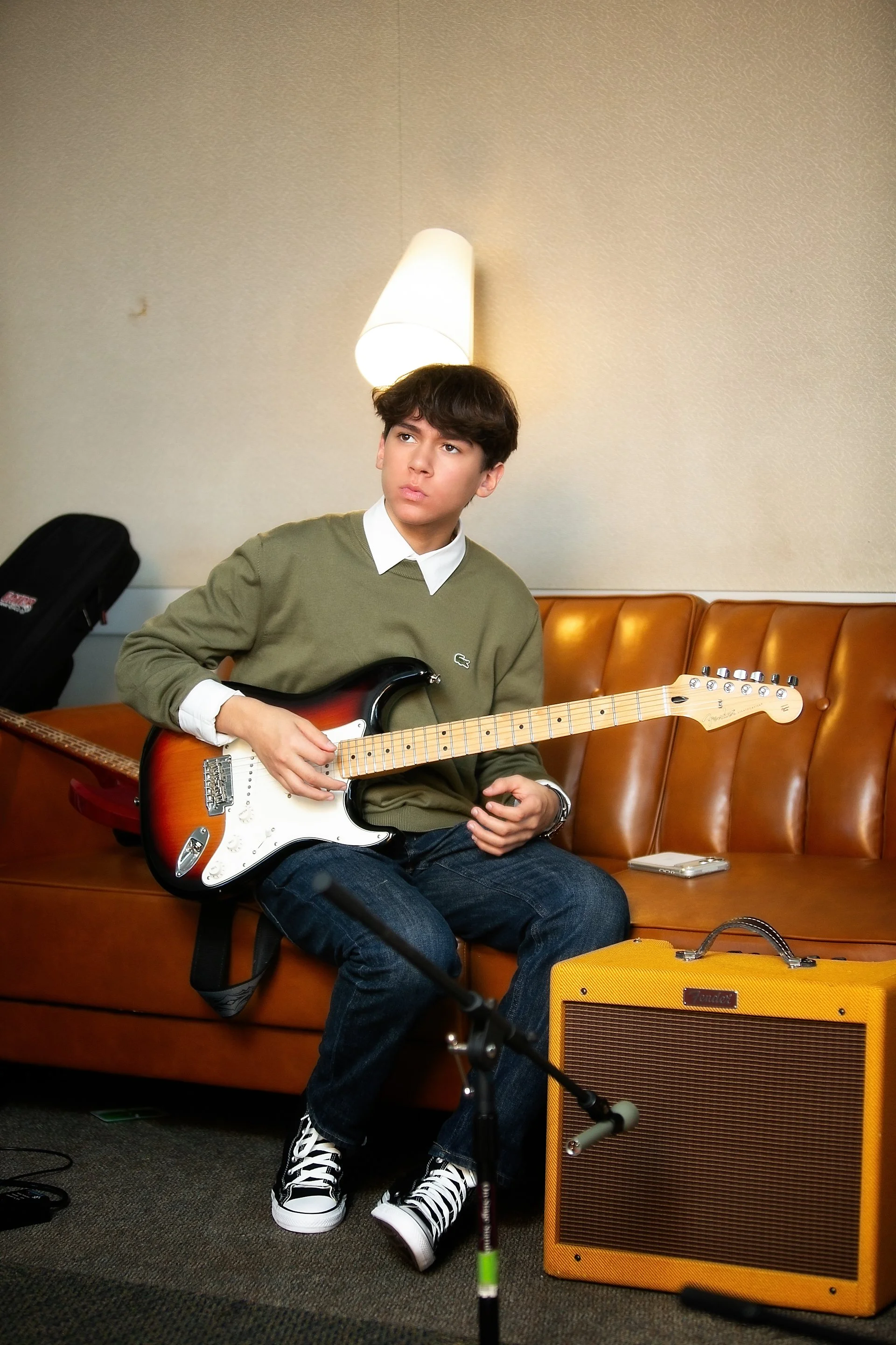 Recording guitar for Things Change