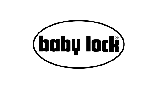 Baby Lock Black Logo. Industrial Sewing Machine.