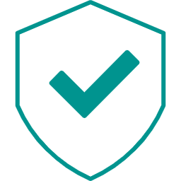 Shield icon with a checkmark inside