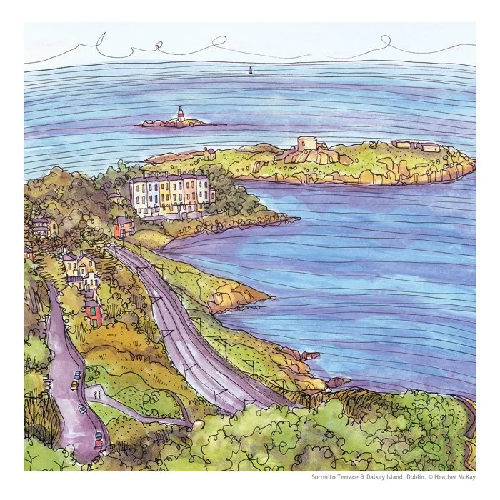 SORRENTO TERRACE & DALKEY ISLAND, DUBLIN