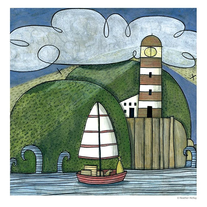 BOAT & LIGHTHOUSE