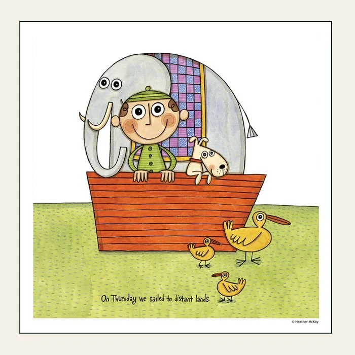 BOY IN A BOAT