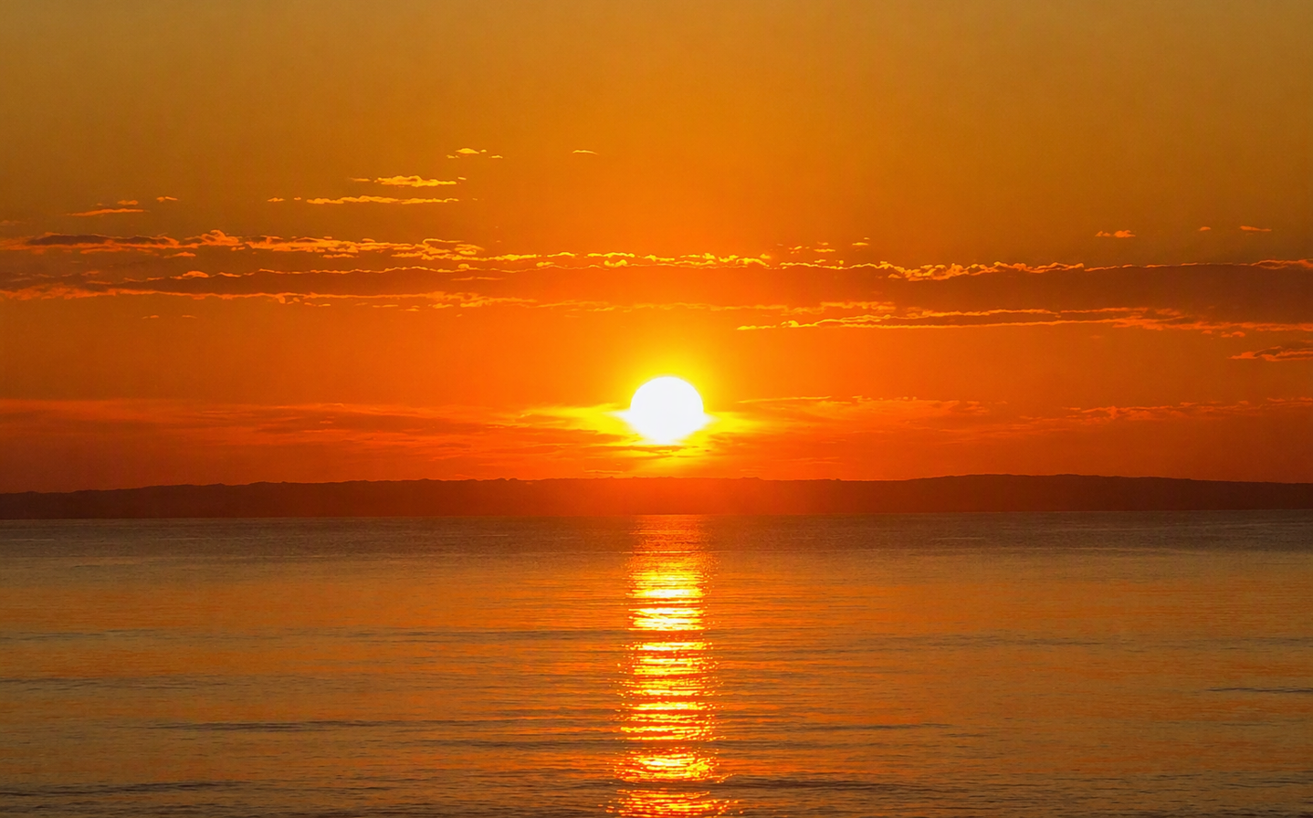 Private Studio sunset over the bay at Mount Martha, Mornington Peninsula