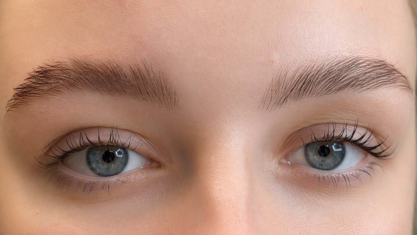 Brows laminated and sculpted, lashes lifted and tinted all in one session, package saving 10% at La Signora, Mount Martha